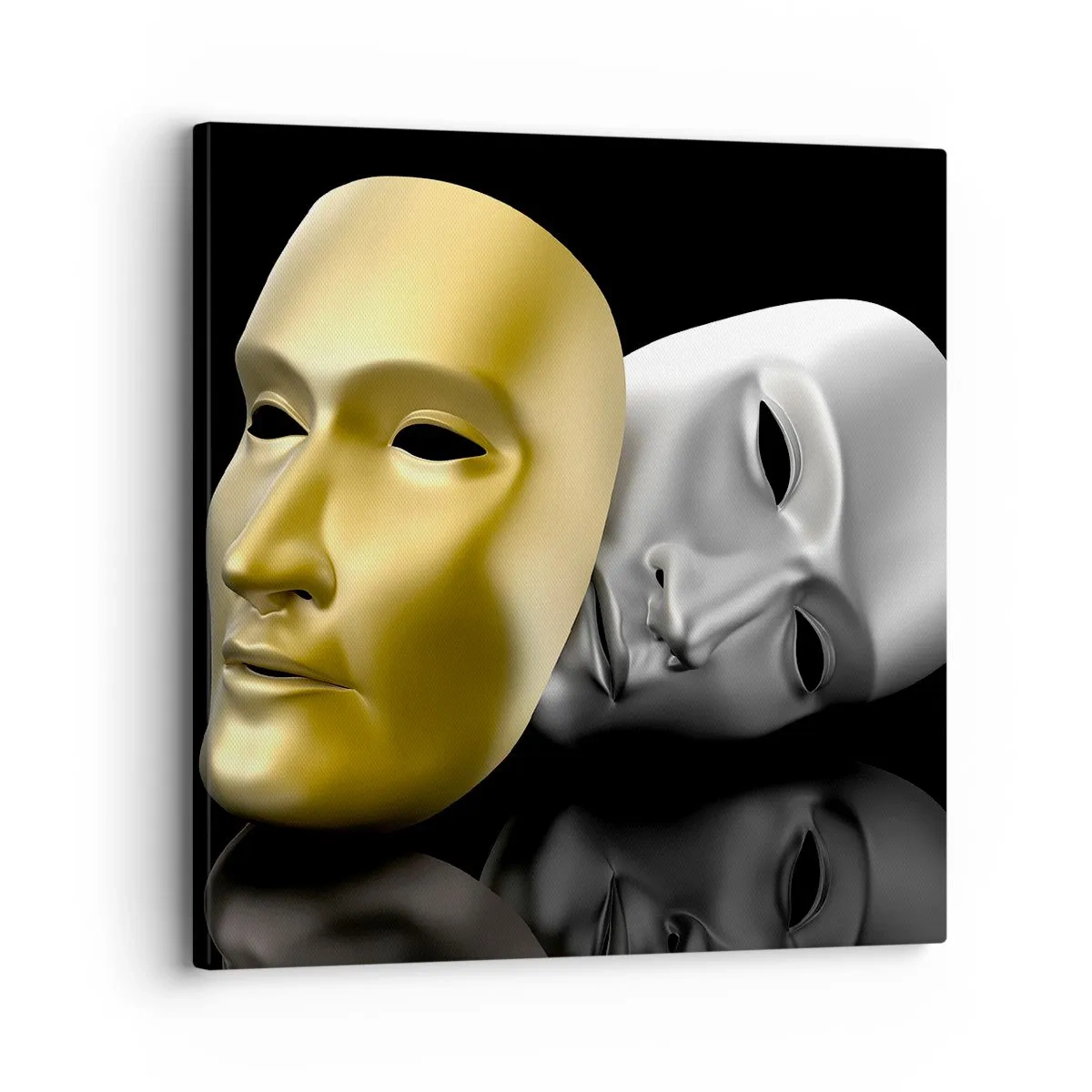 Obraz na plátne - Život je divadlo - 30x30 cm