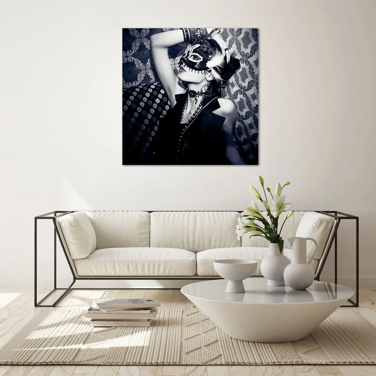 Obraz na skle - Dekorácie, ozdoby, vzory… - 30x30 cm