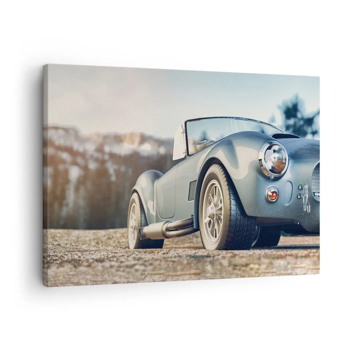 Obraz na plátne - Klasický kabriolet v malebnom prostredí - 70x50cm - Pretože na štýle záleží - Moderná nástenná dekorácia do obývacej izby a spálne ARTTOR