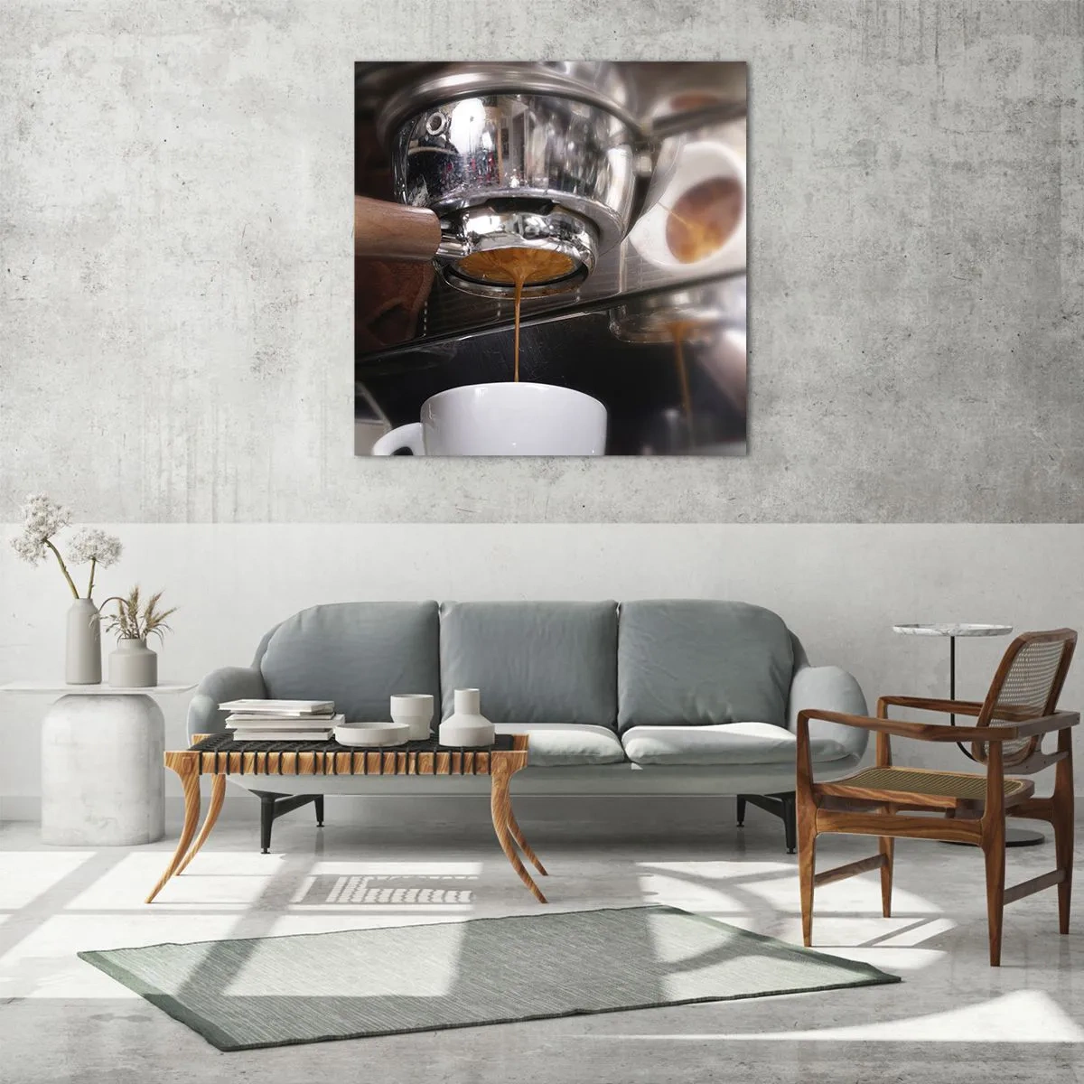 Obraz na skle - Dobrá chvíľa dňa - 30x30 cm