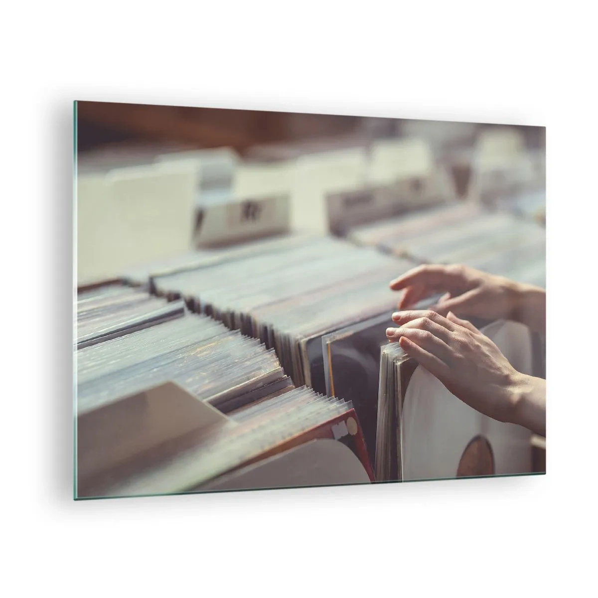 Obraz na skle - Pri hľadaní emócií - 70x50cm - Hľadanie emócií - Moderná nástenná dekorácia do obývacej izby a spálne ARTTOR