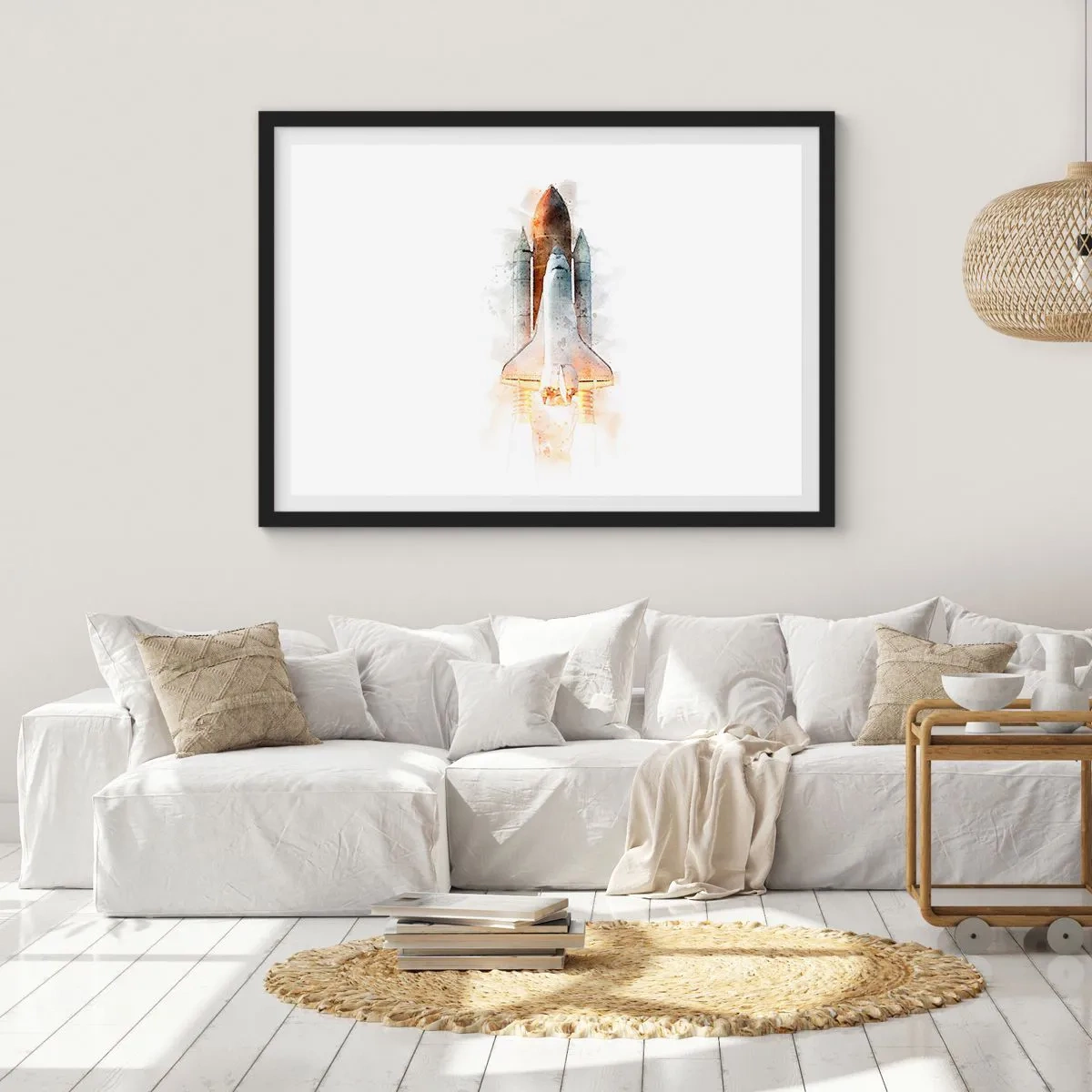 Plagát v čiernom ráme - Prieskumníci do toho - 70x50 cm