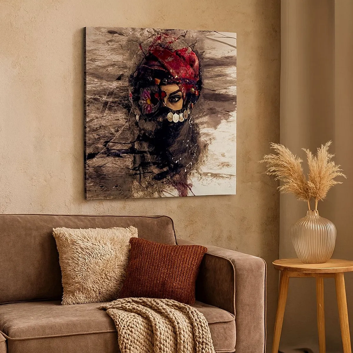 Obraz na plátne - Prinajmenšom znepokojujúca - 30x30 cm