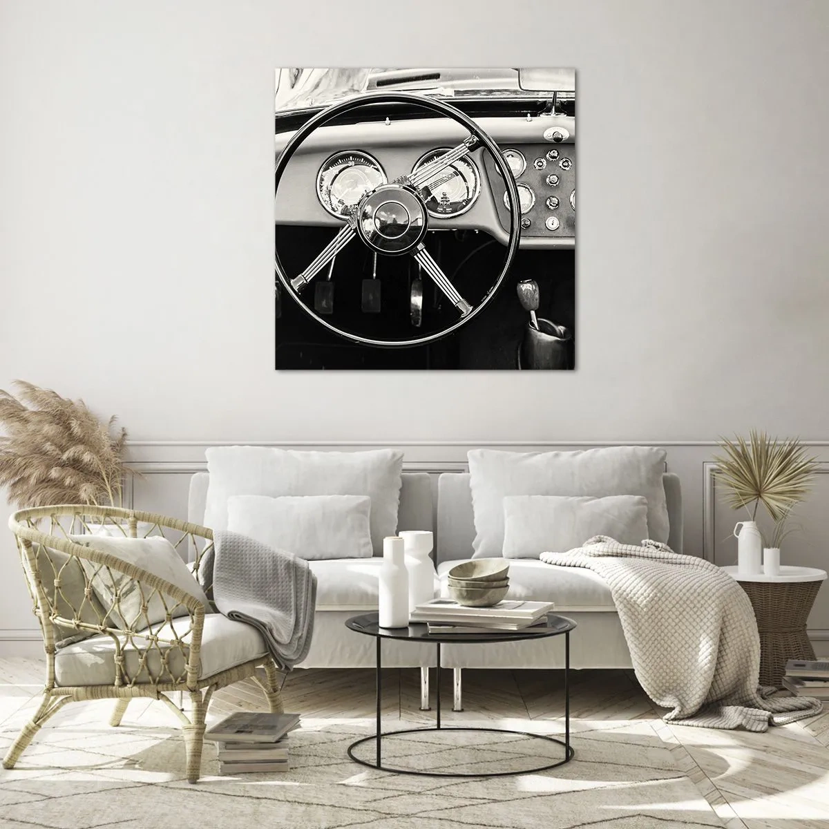 Obraz na skle - Sen zberateľov - 30x30 cm